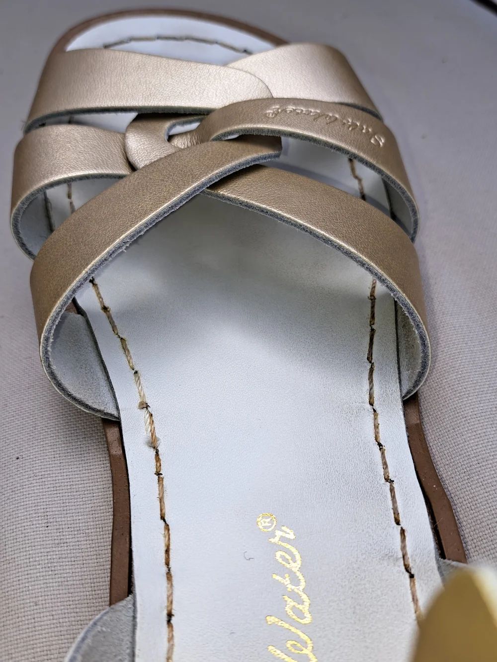 Salt Water Sandals Gold US Womens8-9 - Picture 14 of 16